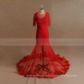 Kurzarm-Meerjungfrau See durch Suzhou-Hochzeits-Kleid Rot